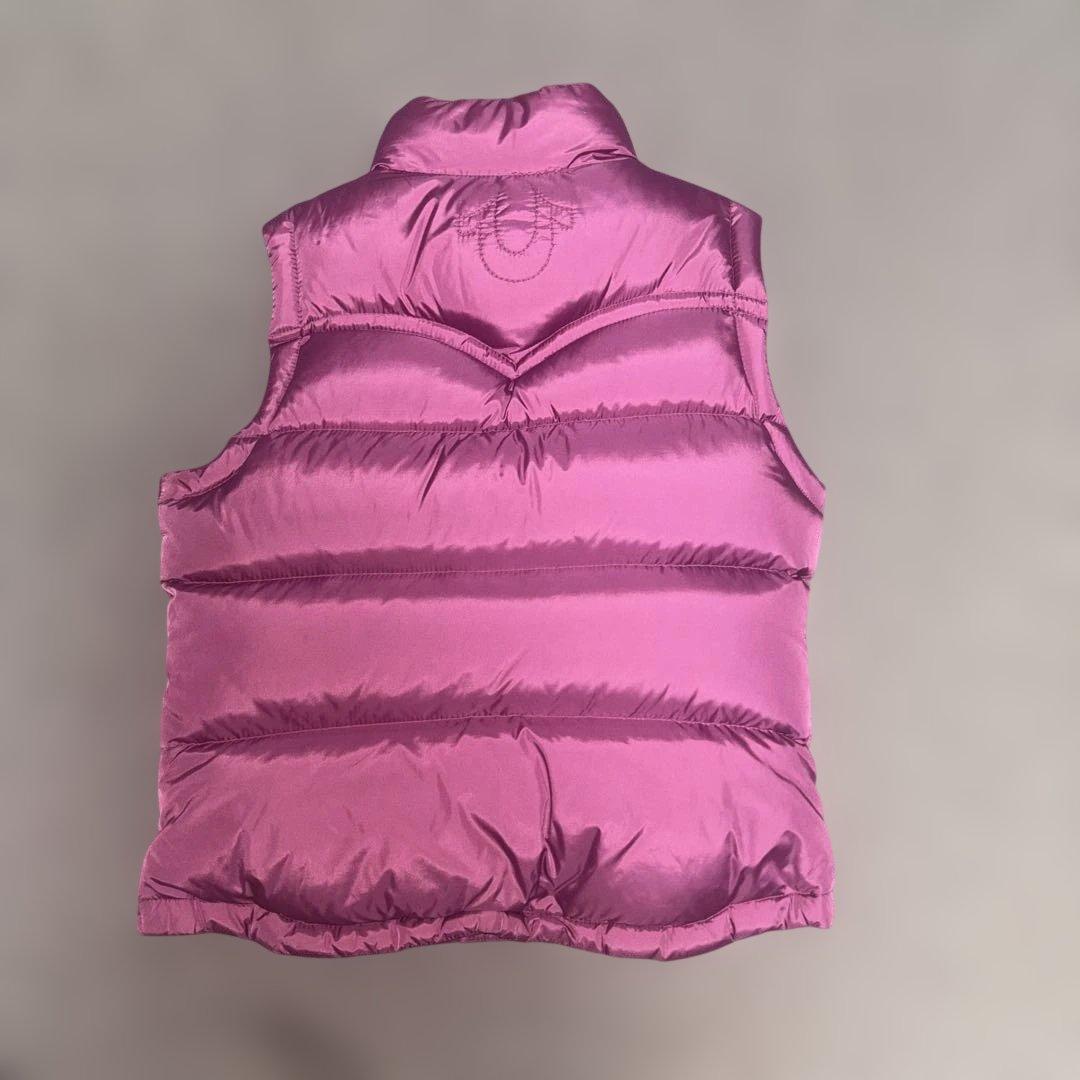 TRUE RELIGION ダウンベスト ピンク