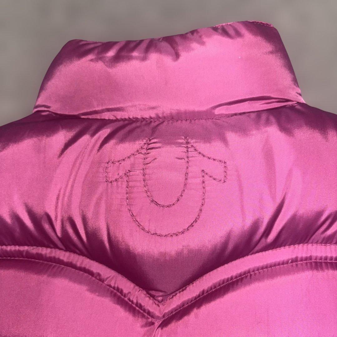 TRUE RELIGION ダウンベスト ピンク