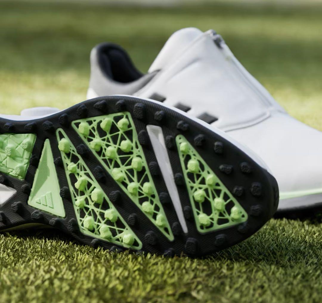 adidas ゴルフシューズ ジッパー付き ホワイト 未使用 IF0283