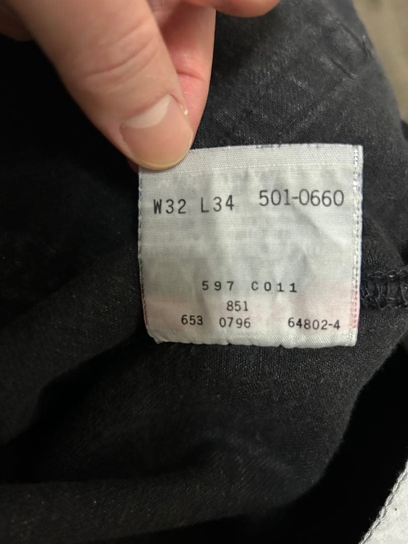 ほ*ほ様 90s リーバイス501 black USA W32 アメリカ