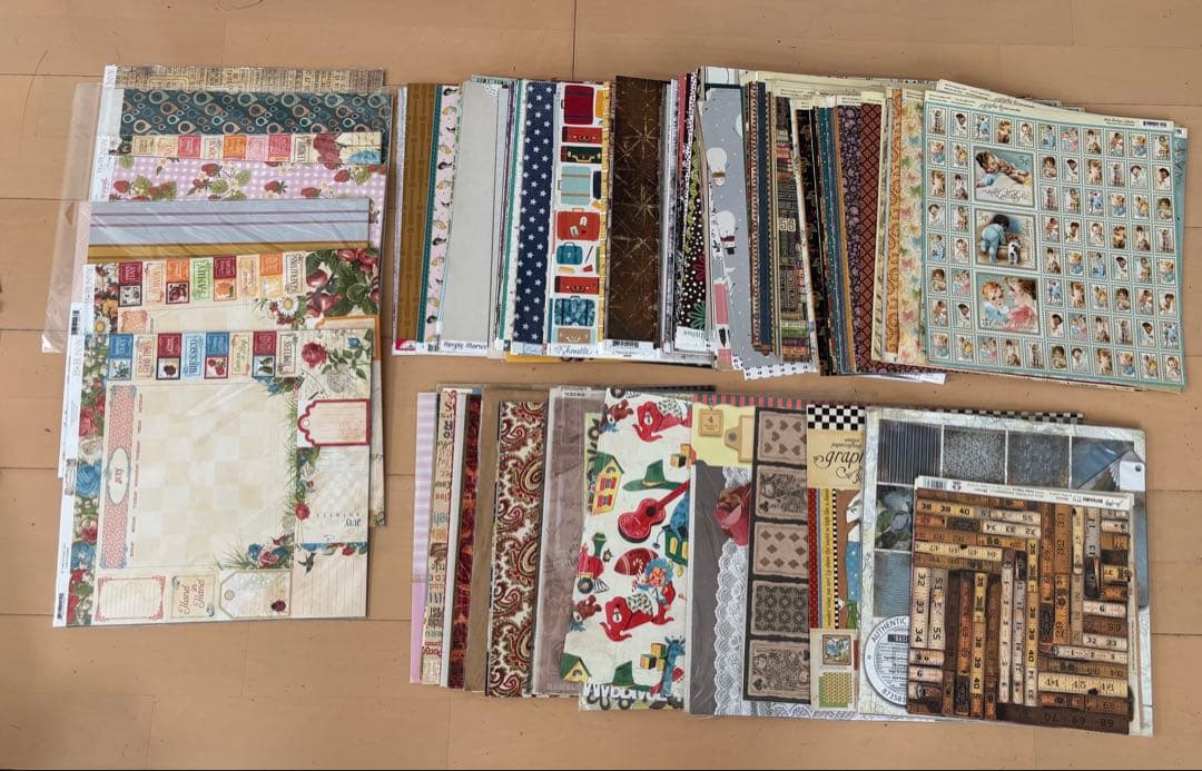 スクラップブッキング⭐︎ペーパー⭐︎ステッカー⭐︎ダイカット⭐︎まとめて