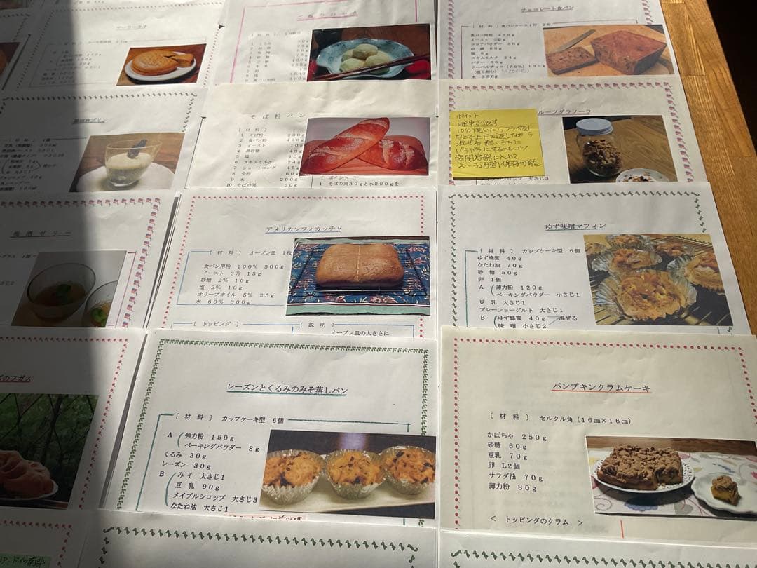 萌*様 オリジナルレシピ集49種&JHBSレシピ6種(全て印刷用紙)