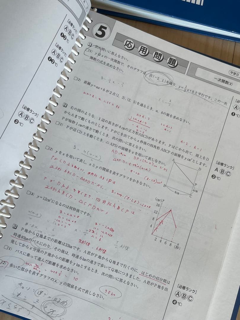 文部科学省指導要領準拠 学習指導書 中学校 問題編要点編 10冊　学習マニュアル