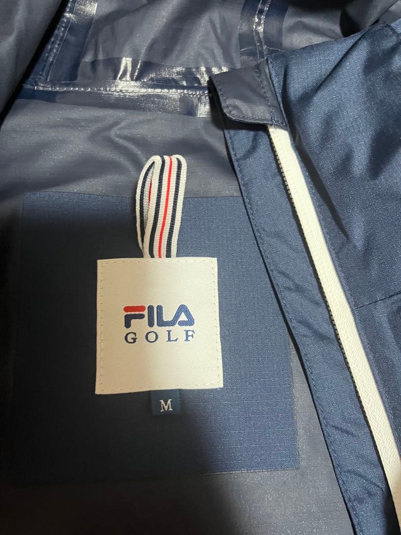 【新品同様】FILA GOLFレディースレインブルゾン　ゴルフ　防水