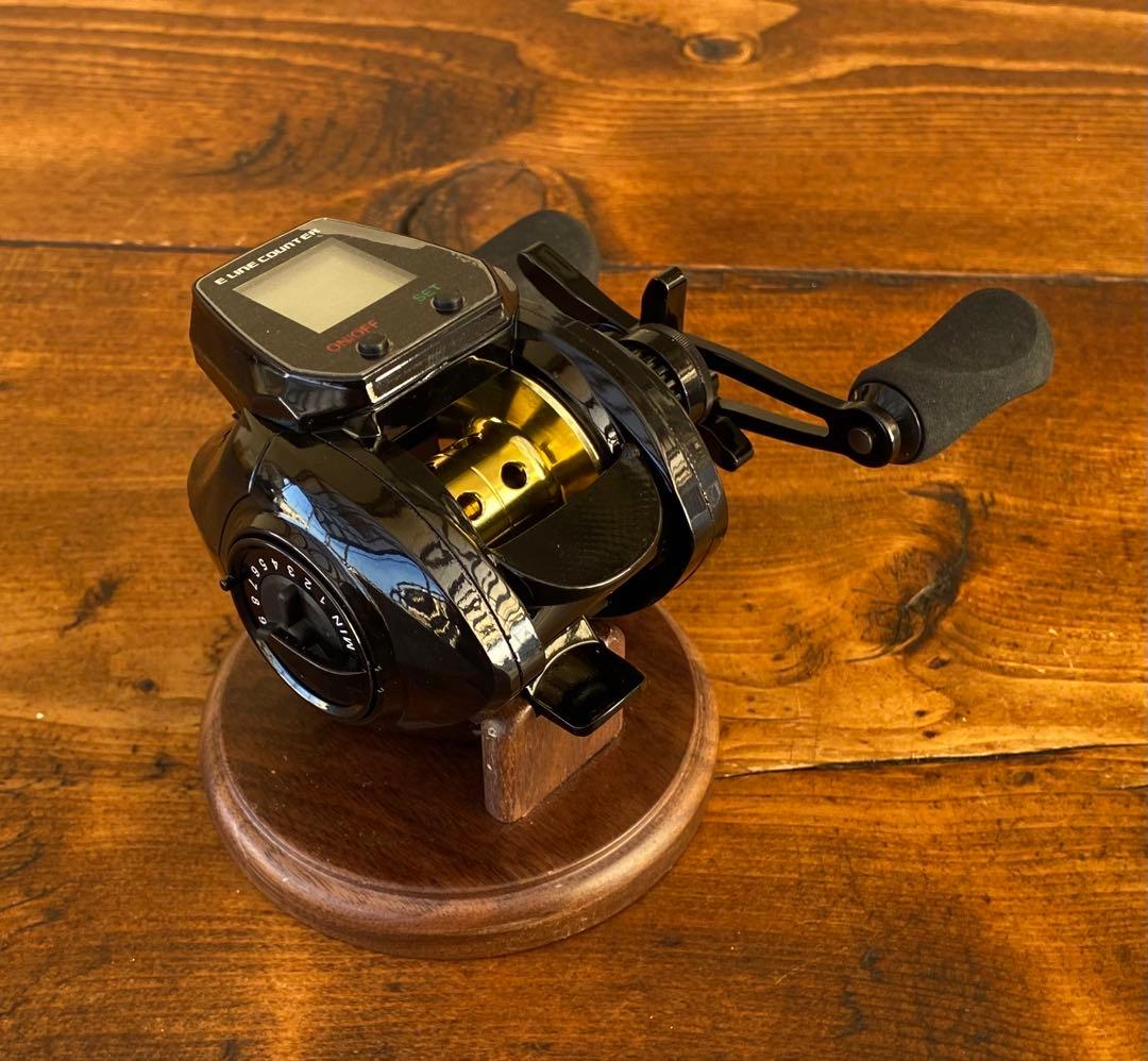 デジタルカウンター付きベイトリール　タイラバ　船釣り　ダブルハンドル　ジギング