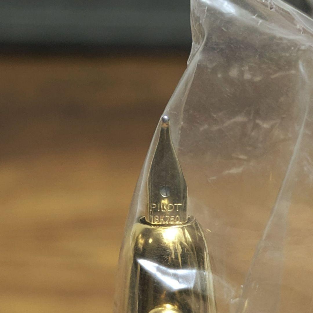 【PILOT】万年筆　キャップレス　M字　18K