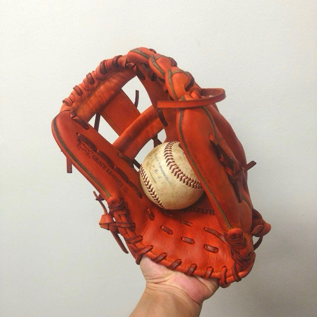 474 ミズノ ビクトリーステージ 型抜群 即戦力 軟式 少年 内野手用グローブ