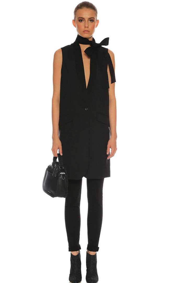 タグ付 MM6 ロングリボンジレ メゾンマルジェラ