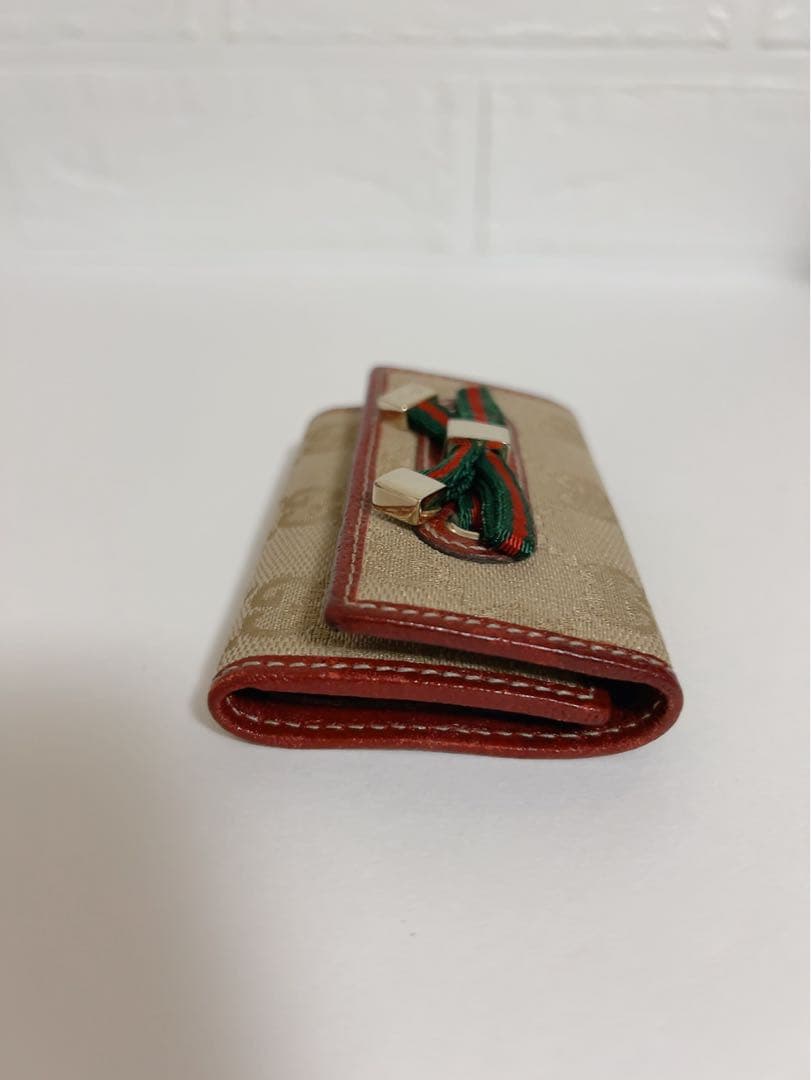 グッチ　GUCCI キーケース　6連　シェリーライン　GG柄