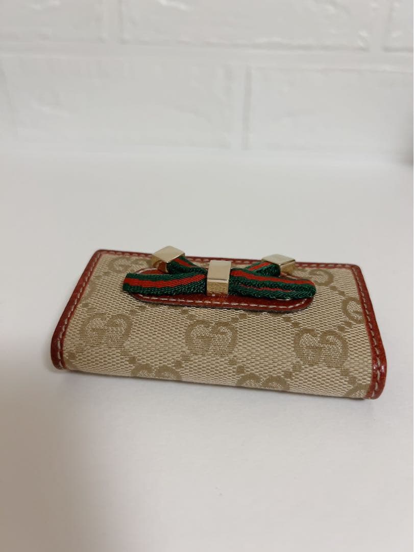 グッチ　GUCCI キーケース　6連　シェリーライン　GG柄