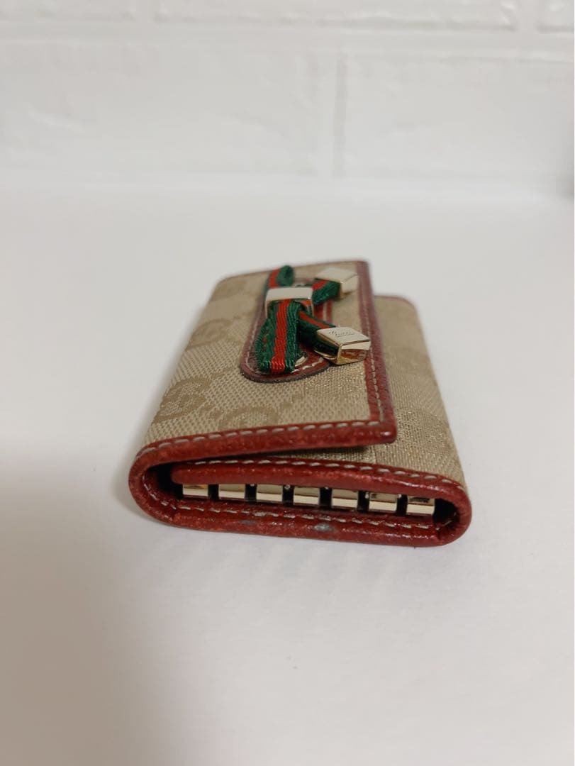 グッチ　GUCCI キーケース　6連　シェリーライン　GG柄