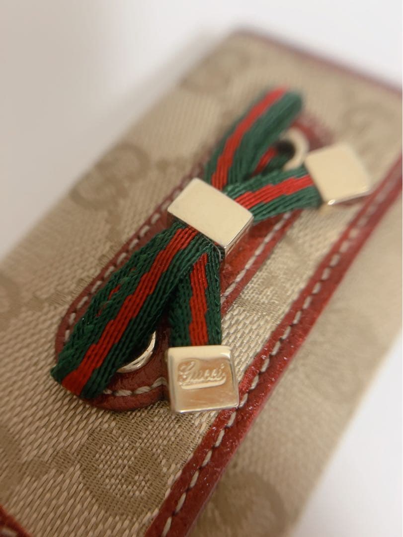 グッチ　GUCCI キーケース　6連　シェリーライン　GG柄