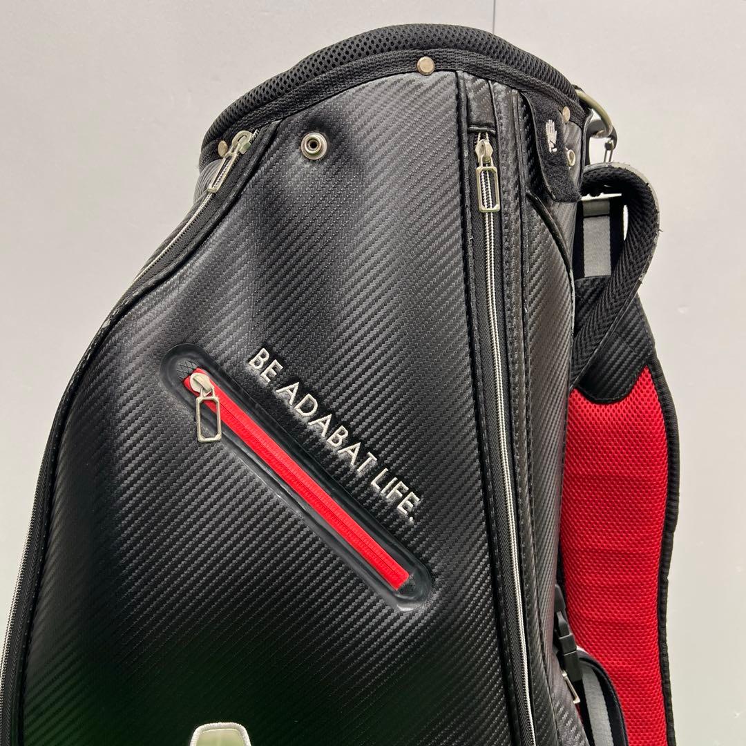 アダバット Adabat キャディバッグ　8インチ ブラック メンズ　ゴルフ