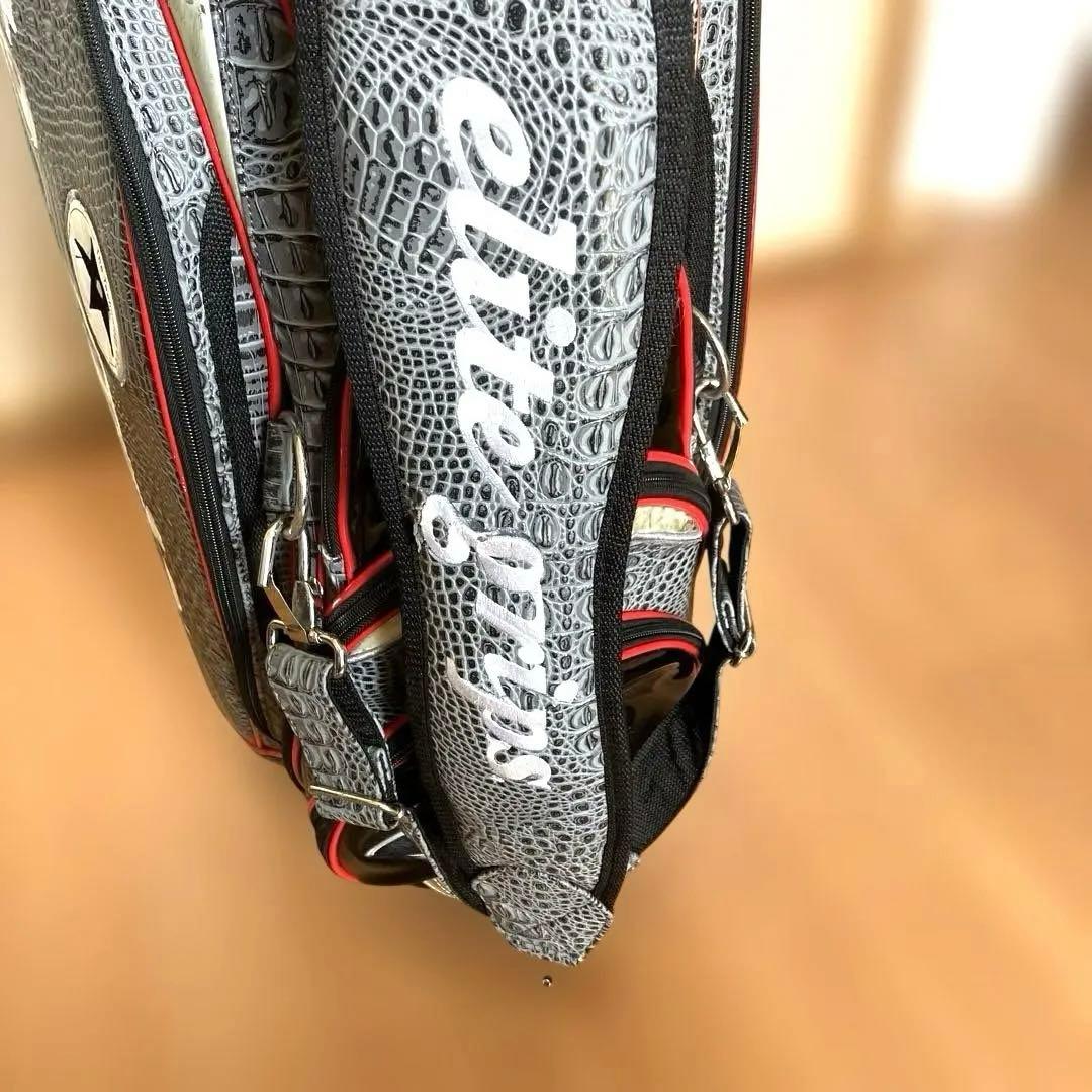 大阪キング、elitegrips キャディバッグ クロコダイル柄 2022