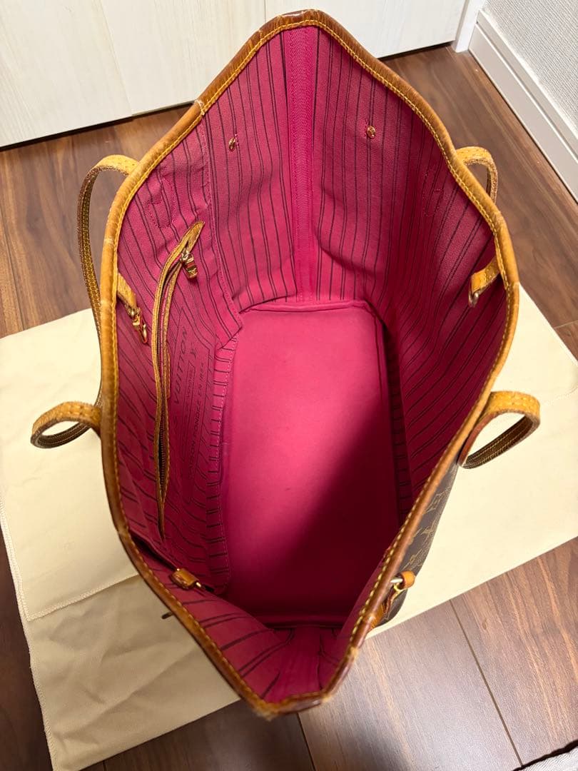 正規保証　ルイヴィトン　トートバッグ　MM ピンク　新品袋付き　ポーチ無し