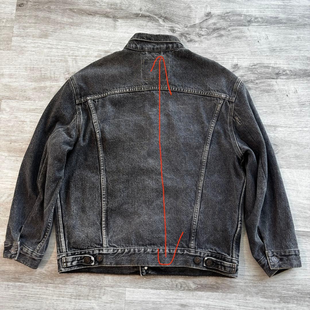 先染め Levi’s 70503 ブラック L#716