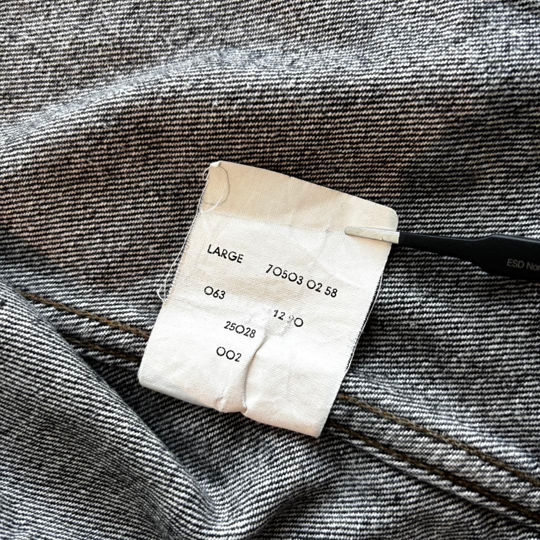 先染め Levi’s 70503 ブラック L#716