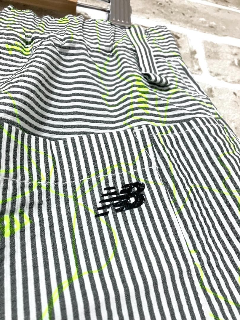 【早い者勝ち✨】ニューバランスゴルフ メンズ ハーフパンツ サイズ5 ストライプ