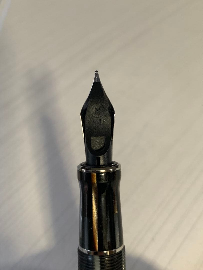 パーカー 900本限定 Duofold センテニアル ブラウン 万年筆 K18