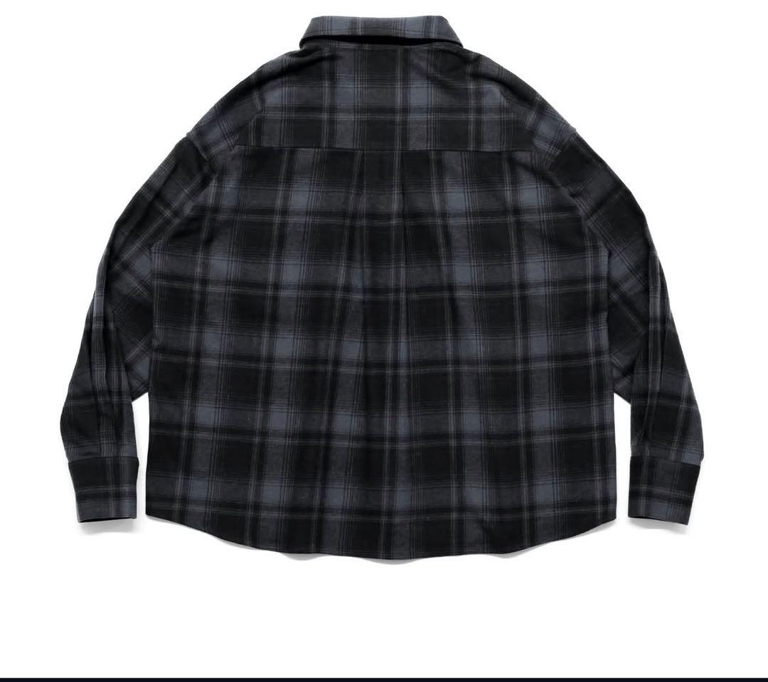 メンズウェア PREMIUM FLANNEL CHECK L/S SHIRT GRAY
