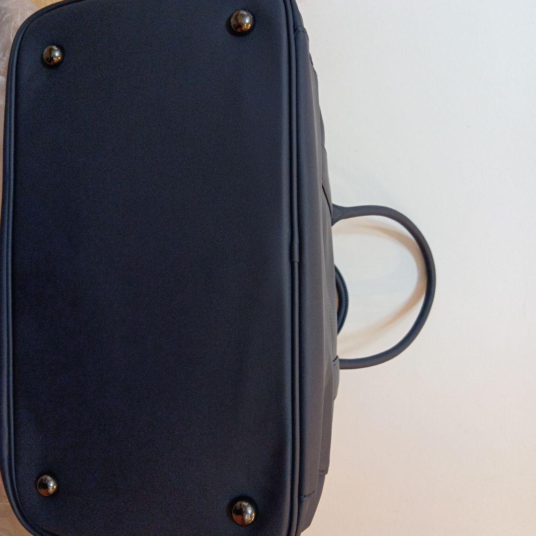 デサント　le coq ルコックスポルティフ　二層式 ボストンバッグ　ネイビー