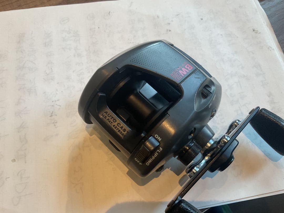 ミッチェル308左ハンドルモデルとハンドルパーツ　ハンドルシャフト