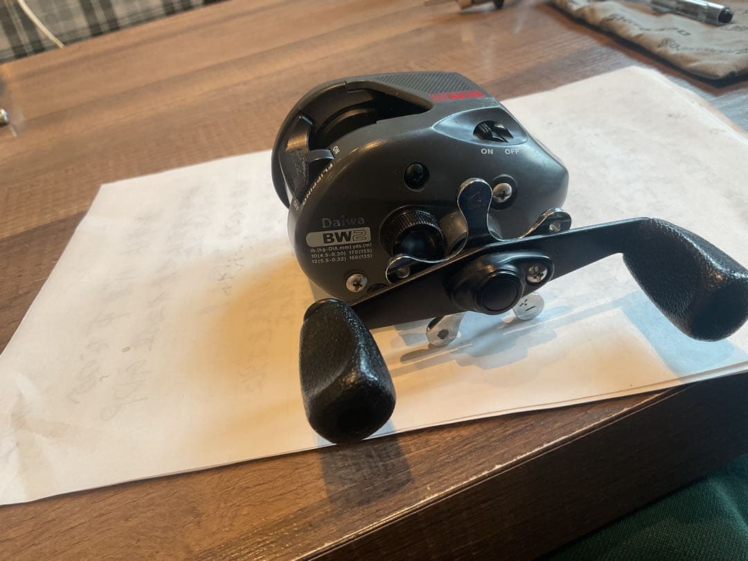 ミッチェル308左ハンドルモデルとハンドルパーツ　ハンドルシャフト