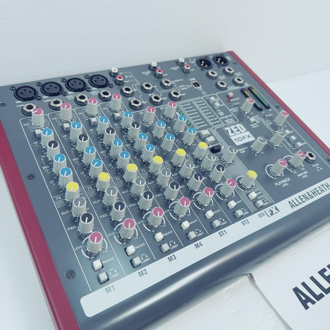 【美品】ALLEN&HEATH ZED-10FX アナログミキサー