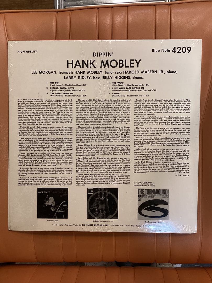 ハンク・モブレー　ディッピン　レコード