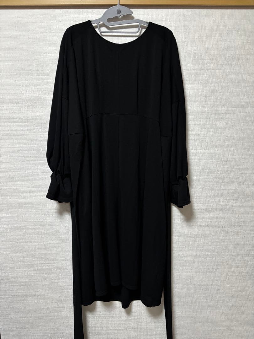 CINEMATIQ ウエストリボンワンピ シネマティック 元鈴木さん 黒