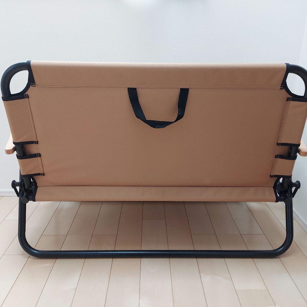 クイックキャンプ　アウトドアベンチ 二人掛け 折り畳み