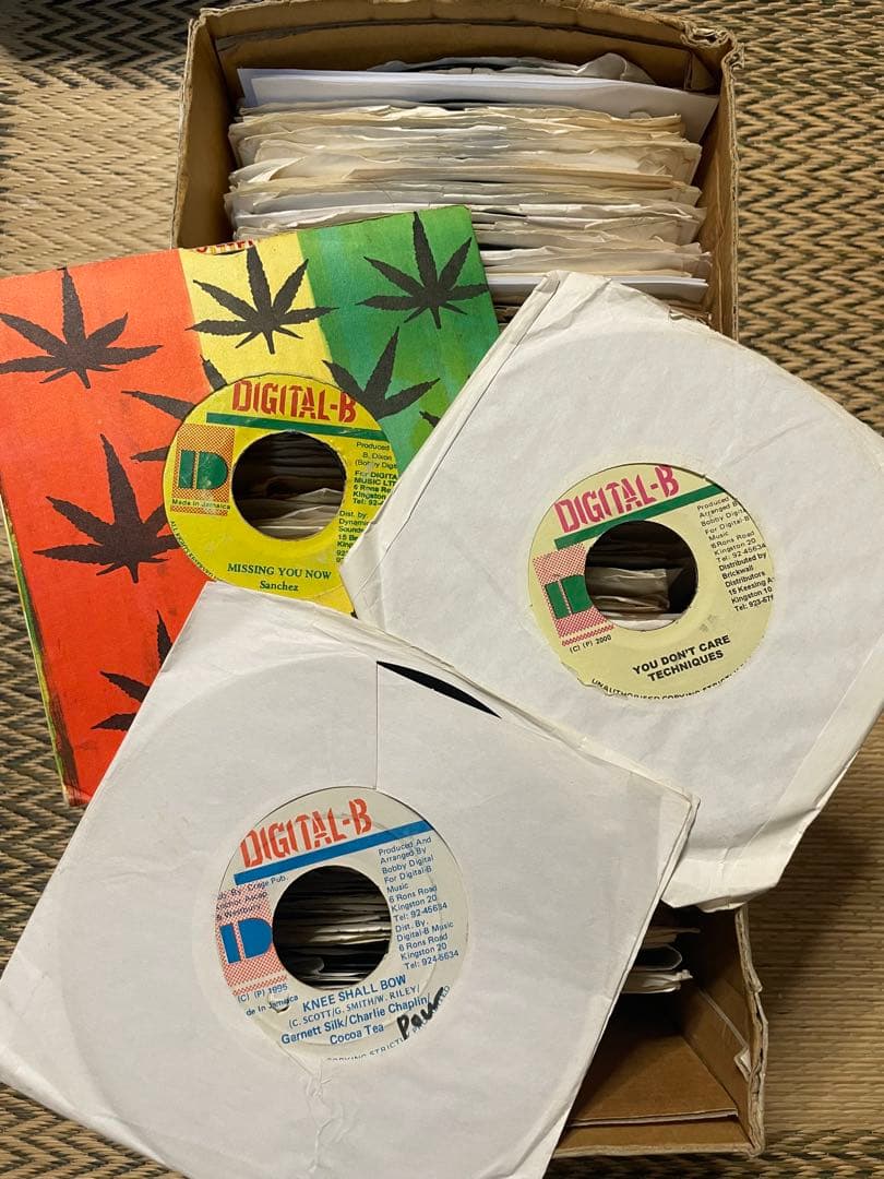 レゲエ　レコード　７インチ まとめ売り　digltal bなど　150枚位　⑤