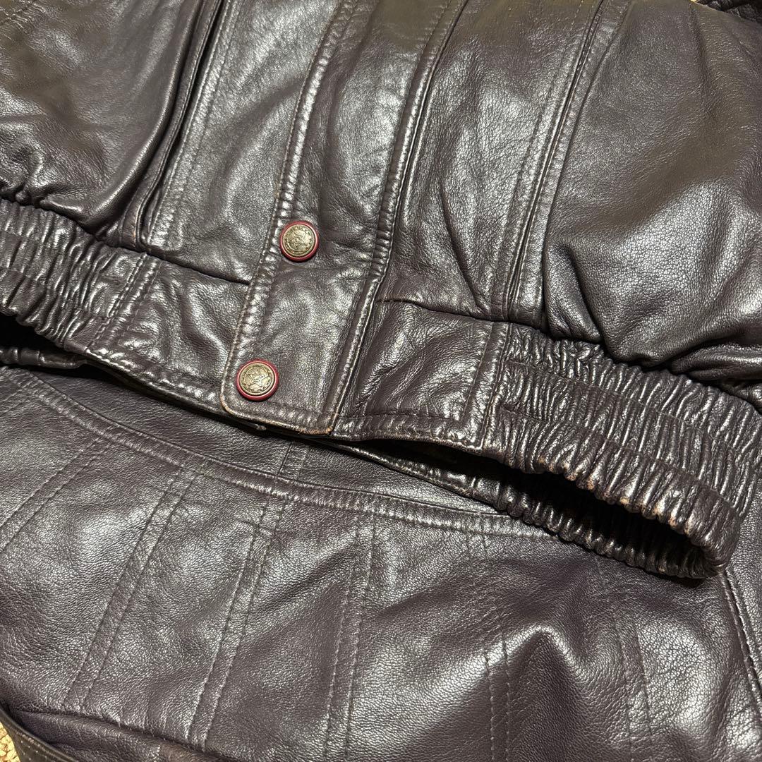 A-2 羊革 ラムレザージャケット　イタリア製