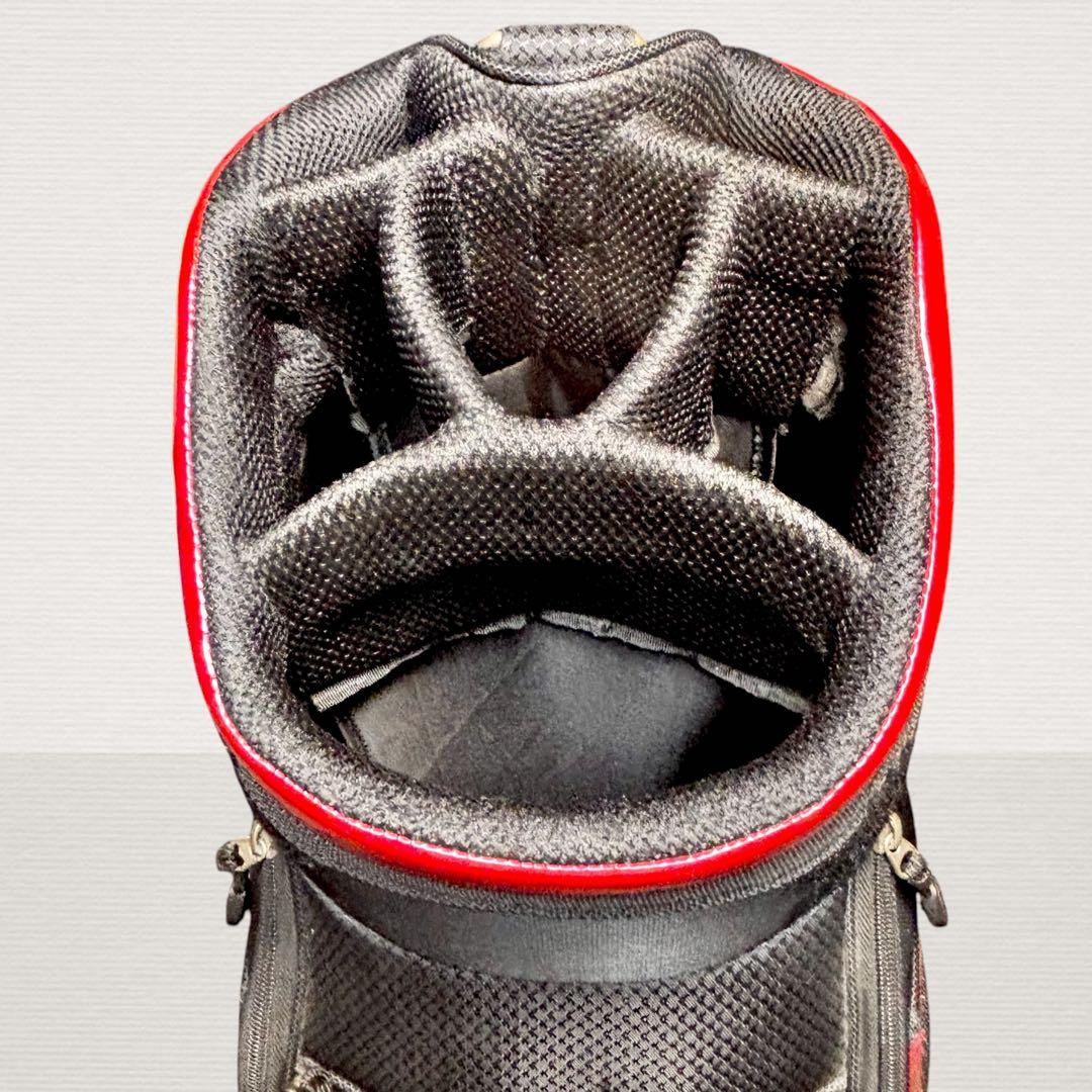 ✨美品✨ TOURSTAGE キャディバッグ レッド×ブラック