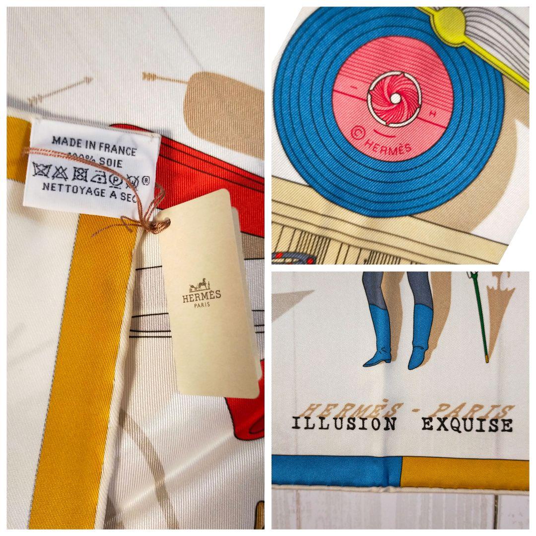 ☘️新品未使用 保存箱☘️ エルメス カレ70 華麗なるイリュージョン