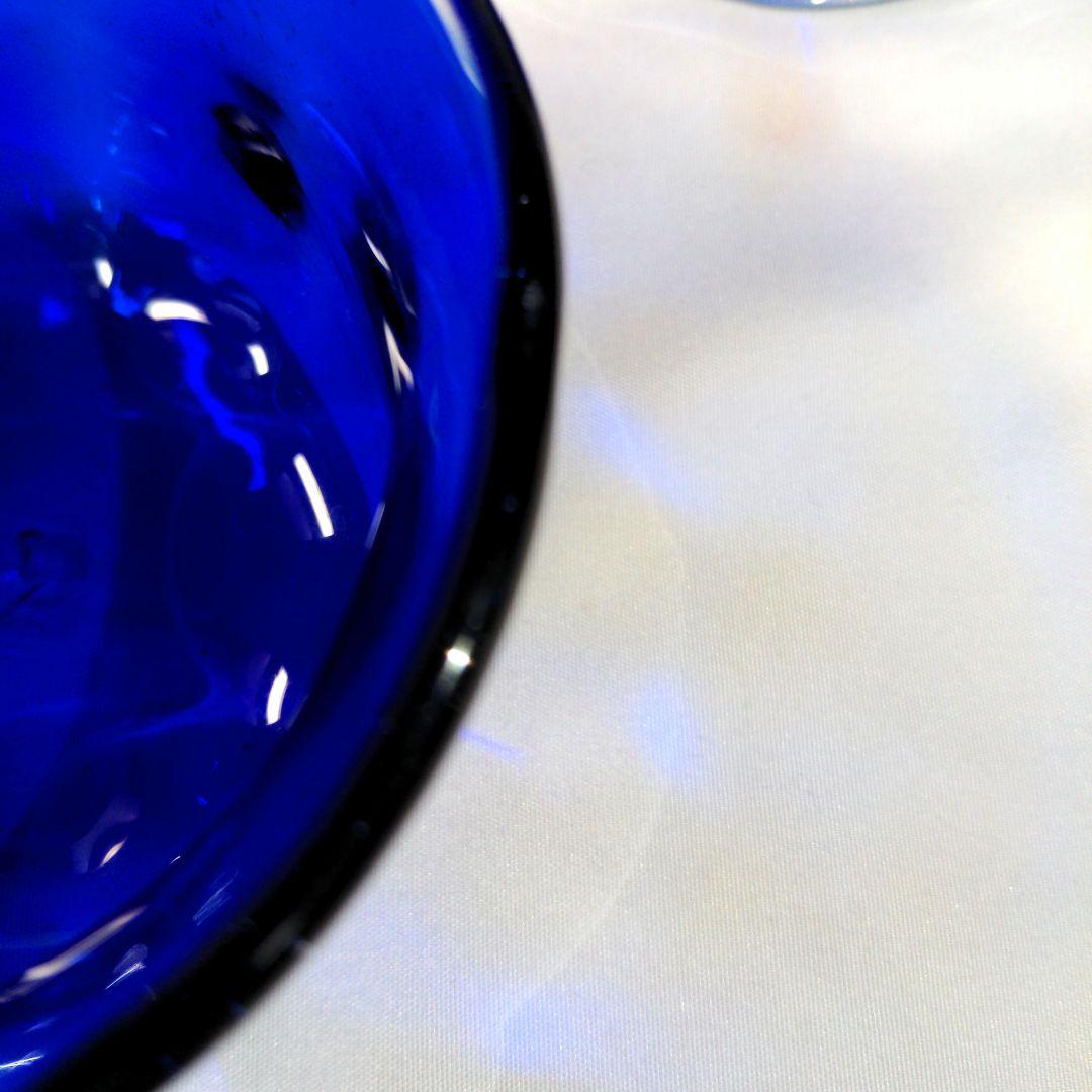 未使用　コバルトブルー 角皿(銀座和光)　ボウル　３個セット