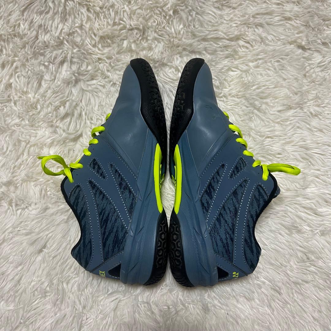YONEX 840MID バドミントンシューズ グレー/ライム 26cm