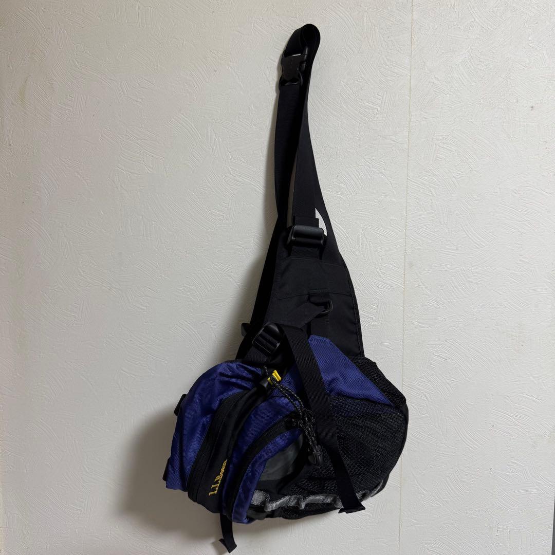 90s エルエルビーン　y2kワンショルダーバッグ　ボディバッグ　ウエストポーチ