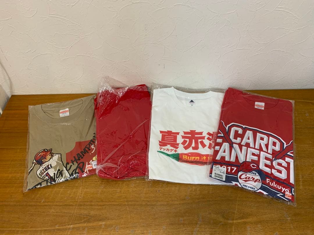 G0220-37★未開封　野球　記念　Tシャツ　4点広島東洋カープ