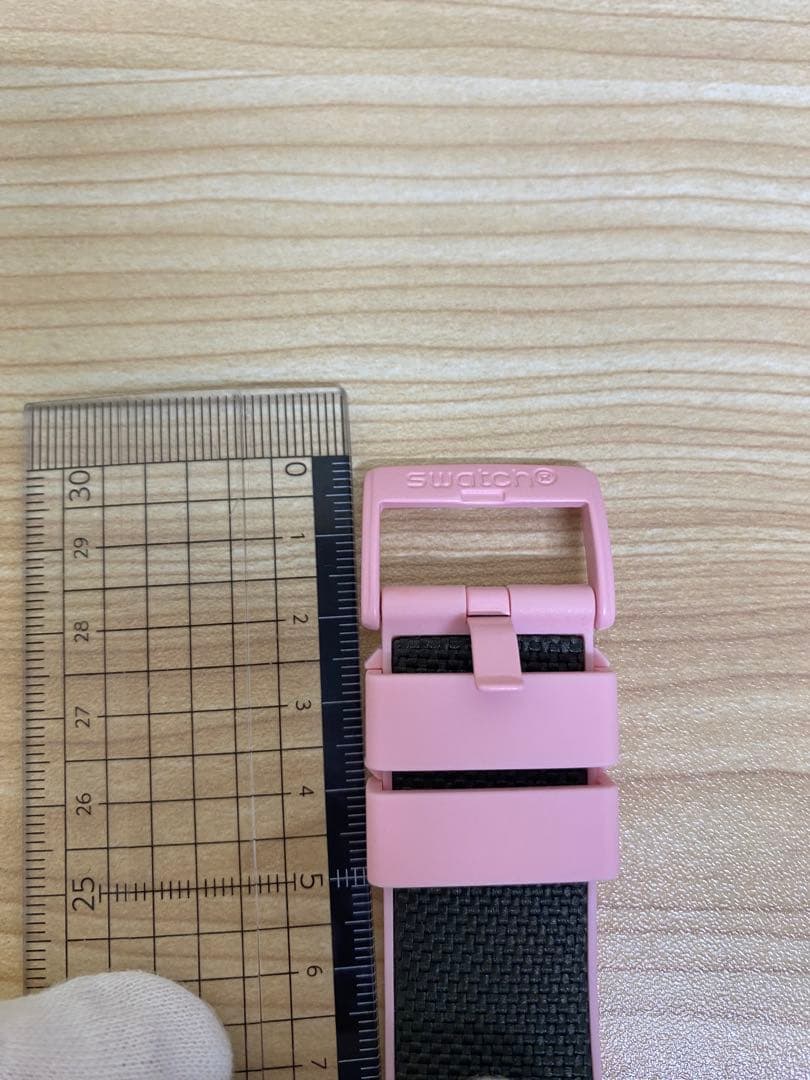 【WR】Swatch ピンク SB05P100 MISTY CLIFFS稼動品