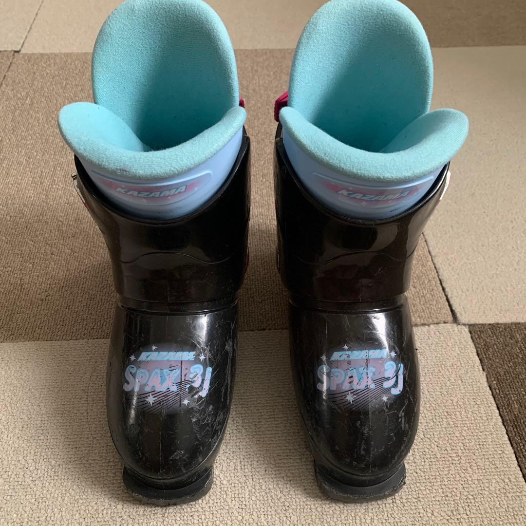 u*a様 子ども用スキーセット 板110cm ストック85cm ブーツ21-22