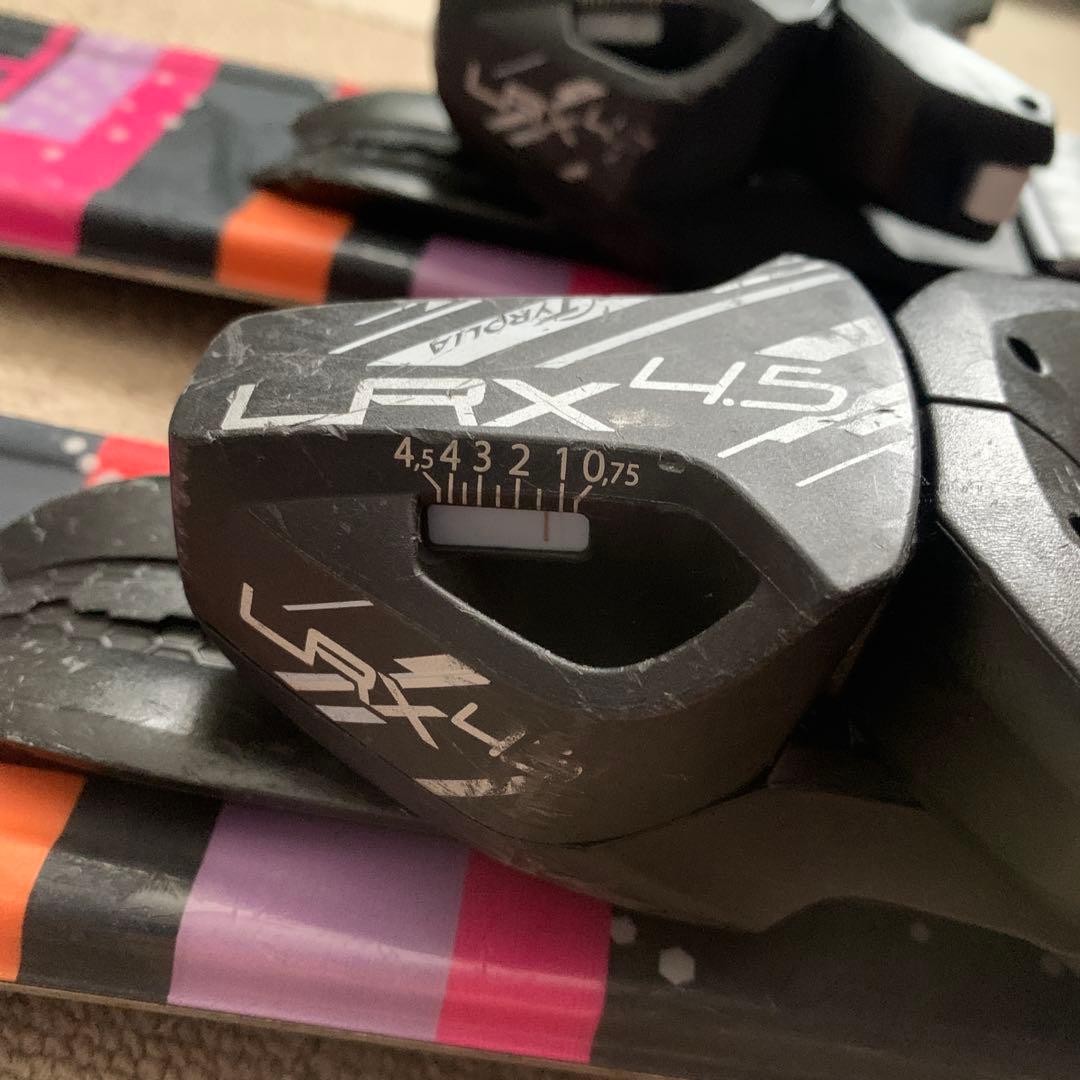 u*a様 子ども用スキーセット 板110cm ストック85cm ブーツ21-22