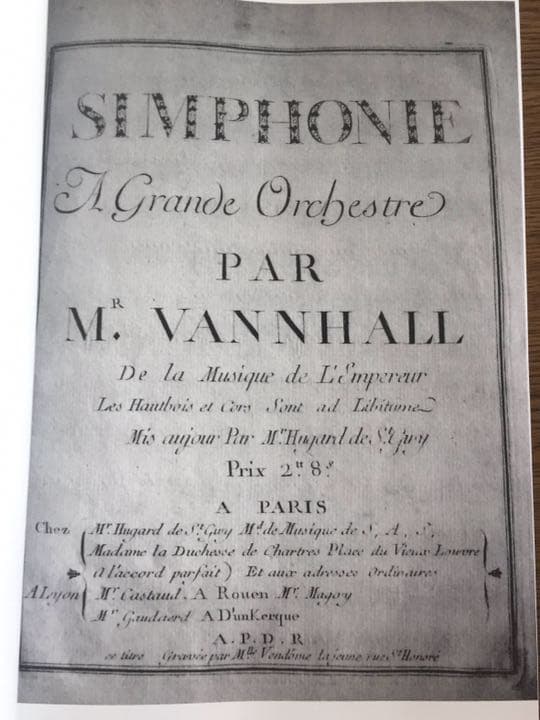 ヴァンハル ：交響曲全集第１巻（オーケストラスコア）