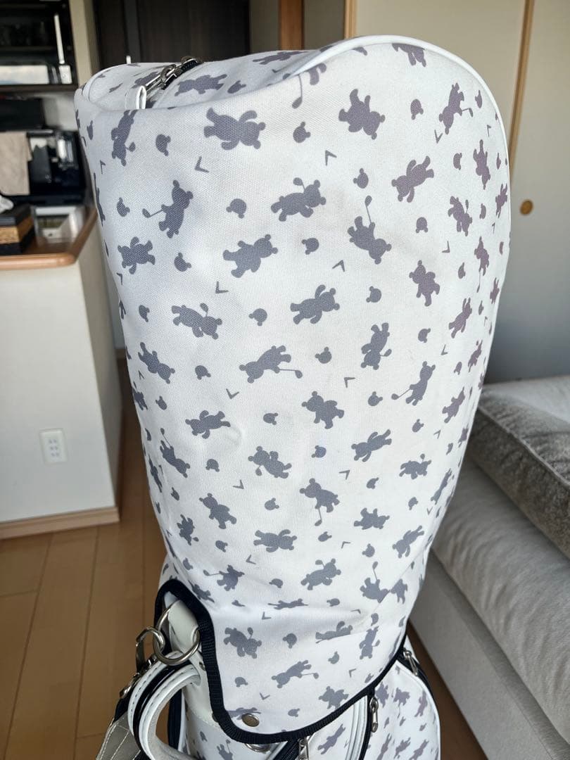 訳あり大人気キャロウェイ　カートキャディバッグ　　レディース　ベアー総柄8.5型