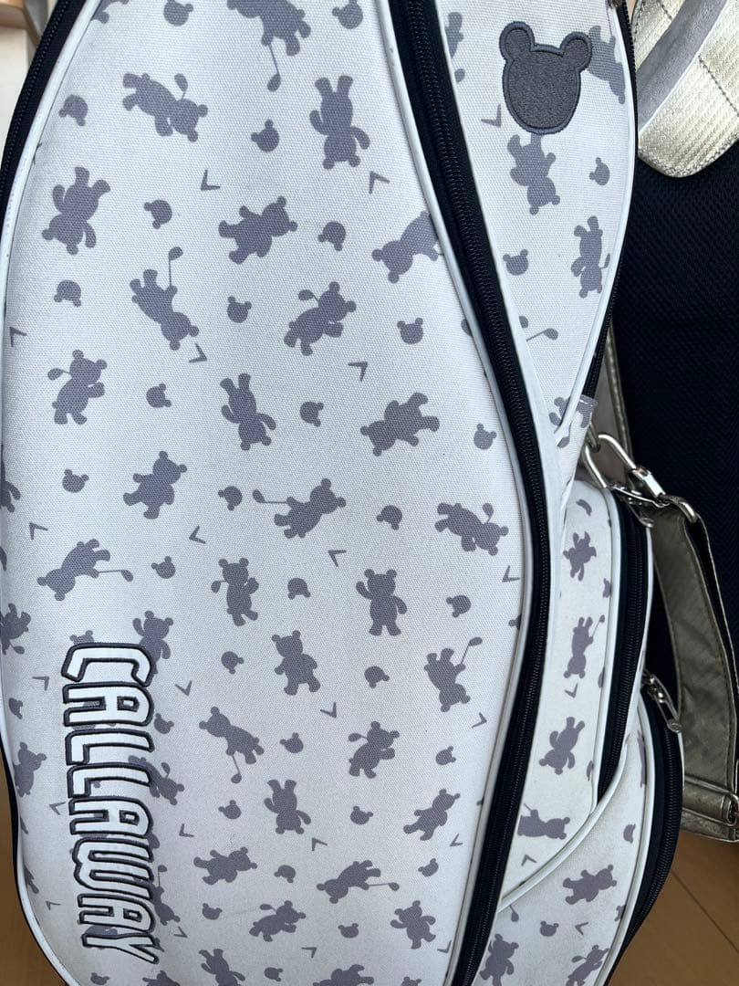 訳あり大人気キャロウェイ　カートキャディバッグ　　レディース　ベアー総柄8.5型