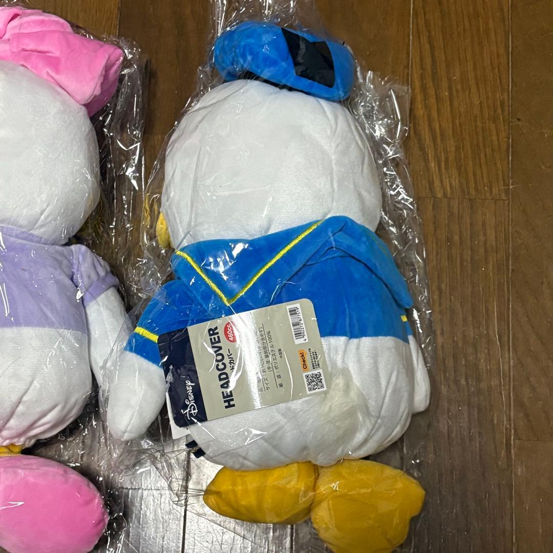 ヘッドカバー ドナルドダックとデイジーダック セット ディズニー 460cc対応