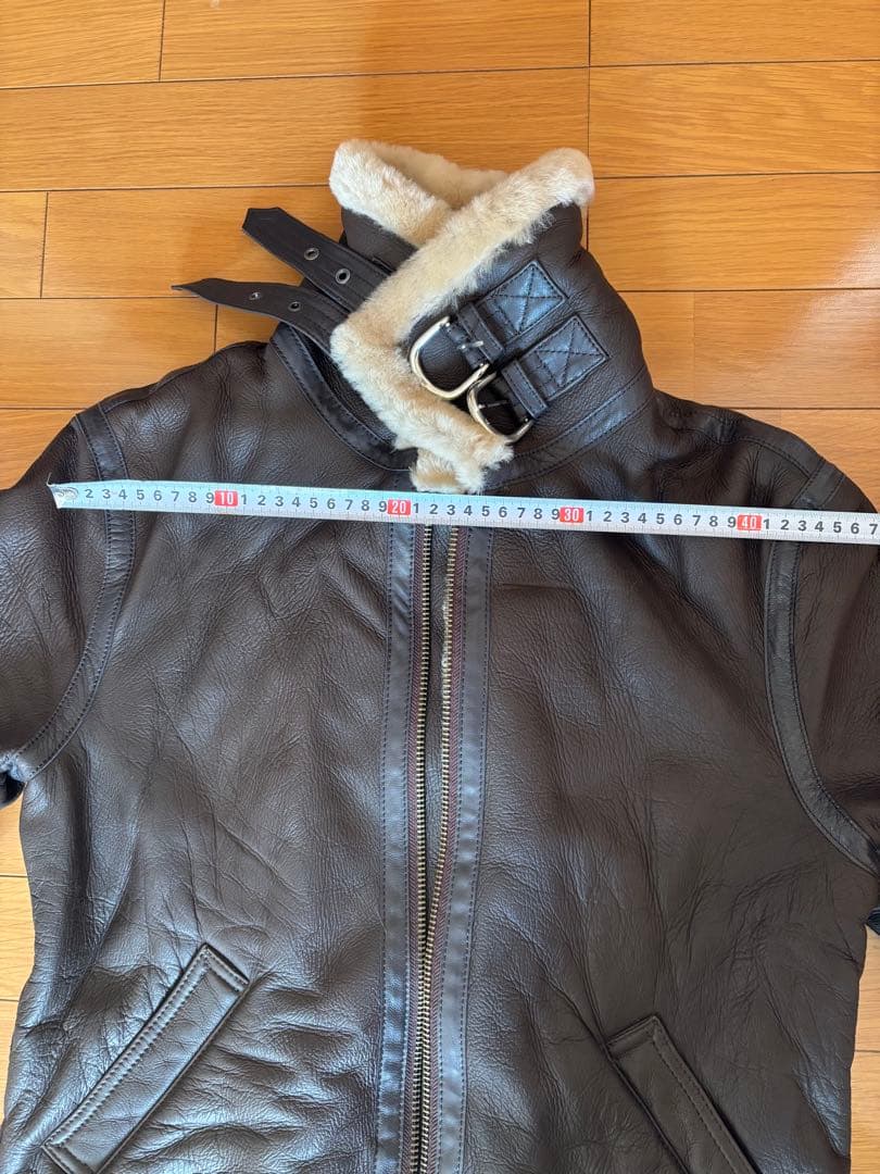 HARUF ムートン レザージャケット B-3 フライトジャケット