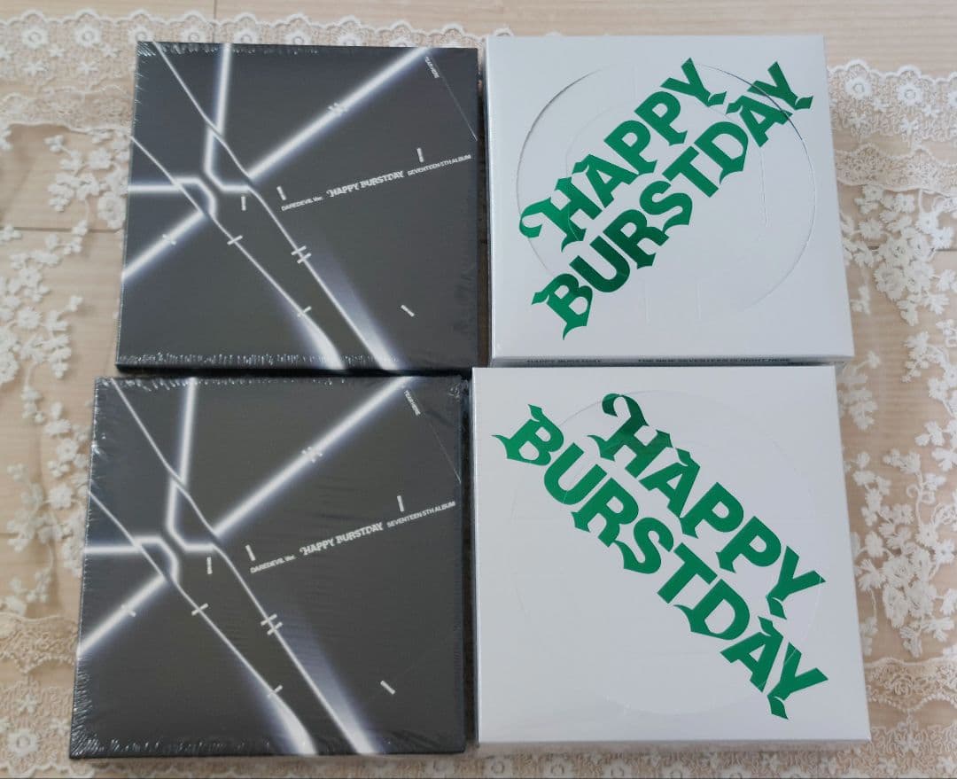 ④ 新品未開封 8枚 HAPPY BURSTDAY SEVENTEEN 3形態