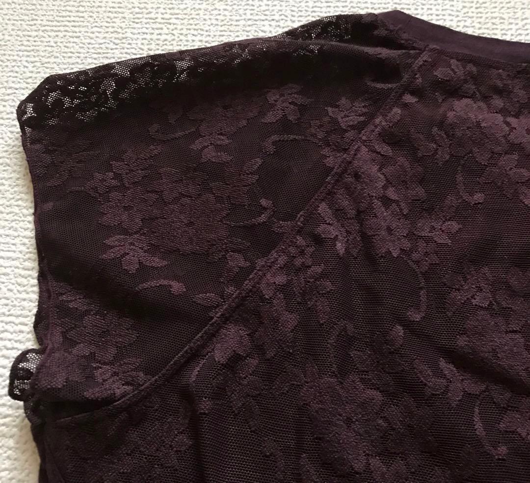 チャコットバランス　レースコンビTシャツ