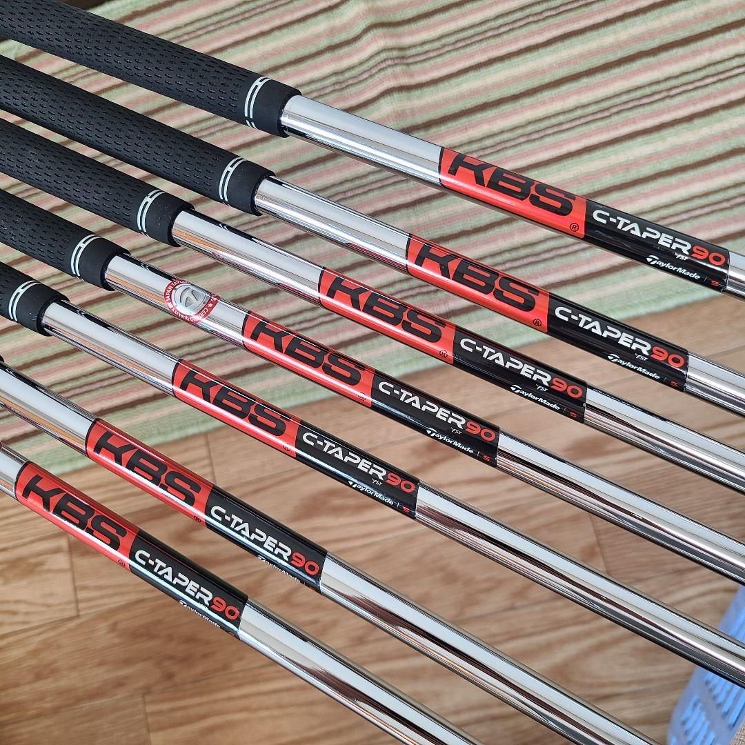 テーラーメイド エアロバーナーアイアン 4番-PW KBS Cテーパー90 S